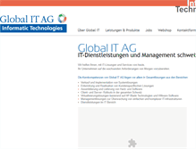 Tablet Screenshot of global-it.ch